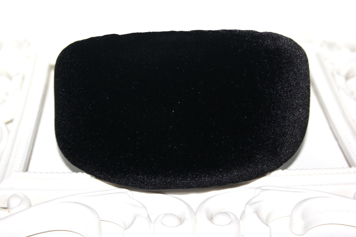 Black velvet padded headband for women, Fashion head scarf, plastic free