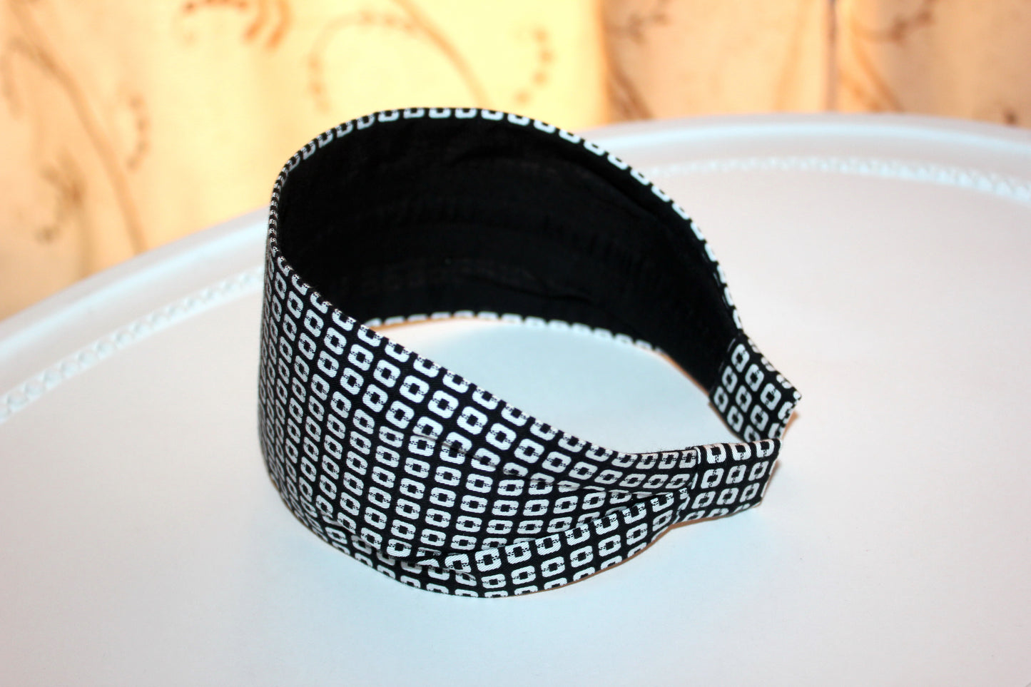 Cotton headband for women geometric pattern