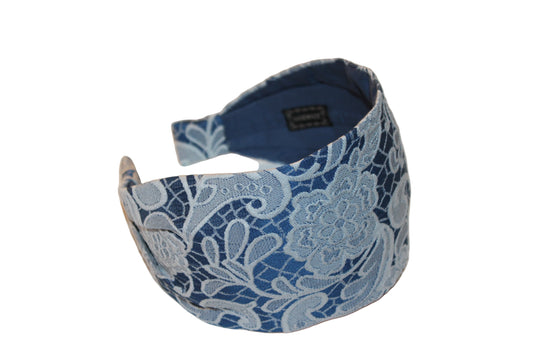 Headband for women lace pattern fabric hairband