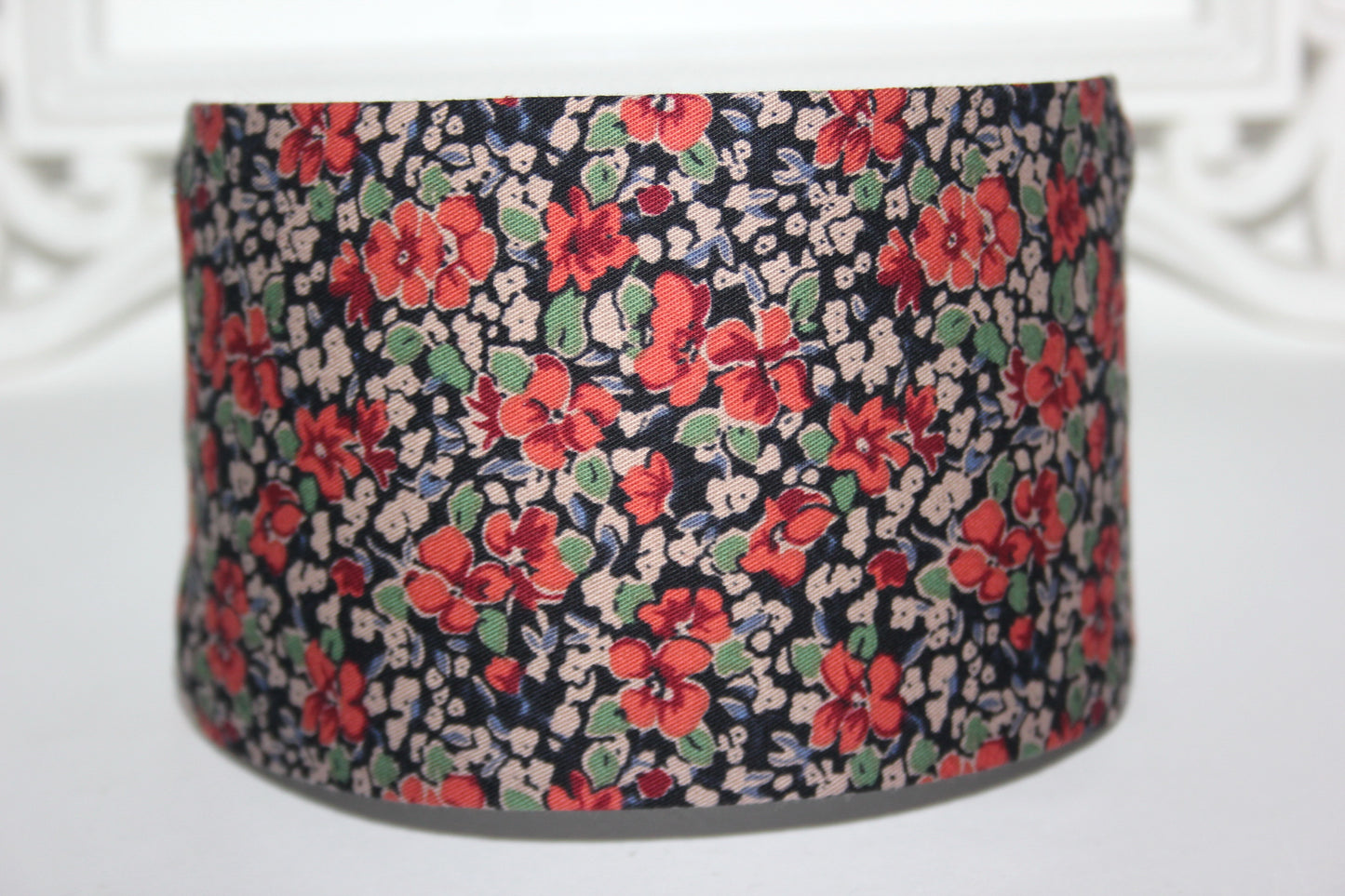 Boho flower print fabric headband