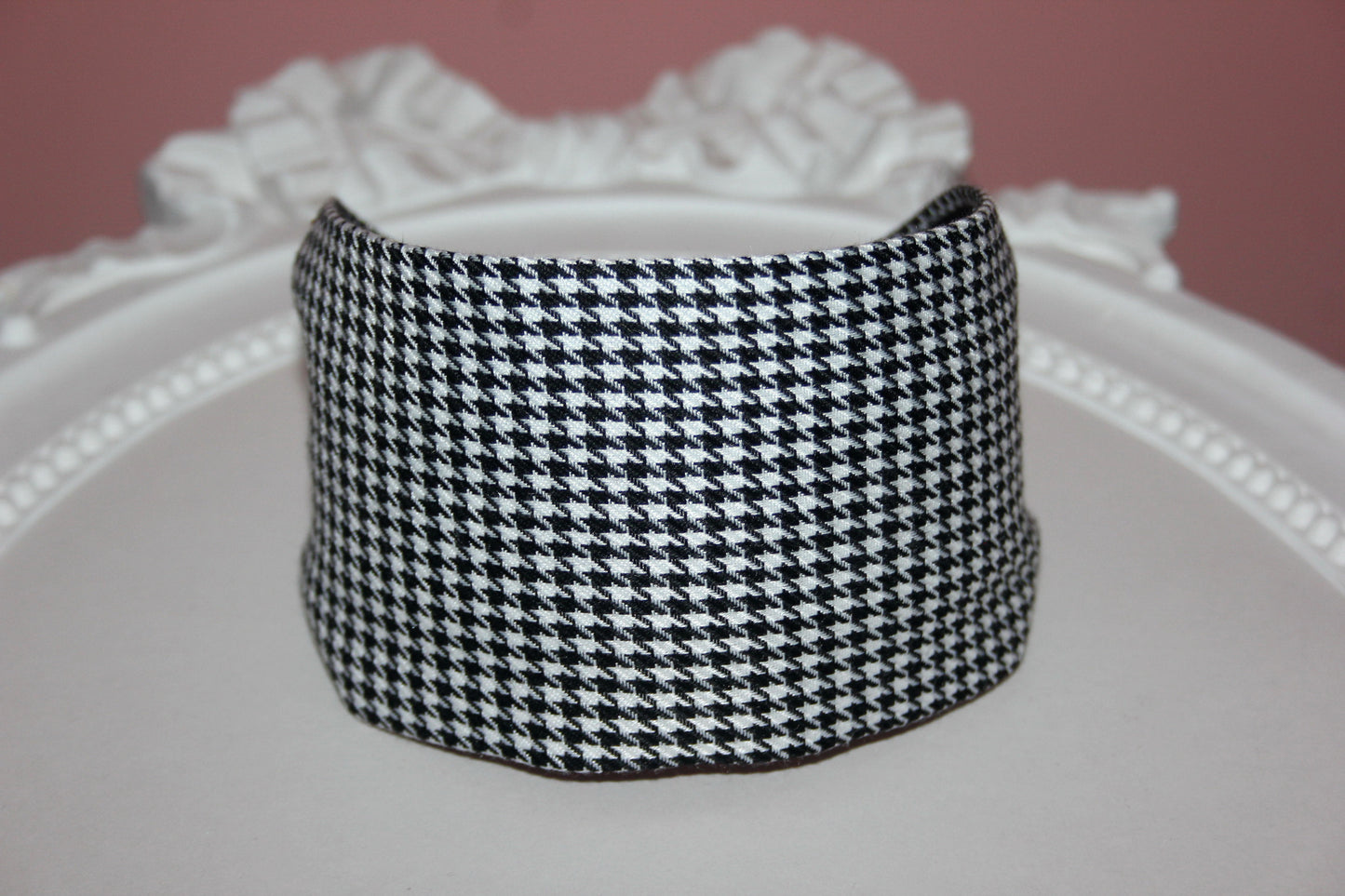 Houndstooth headband woman head accessories
