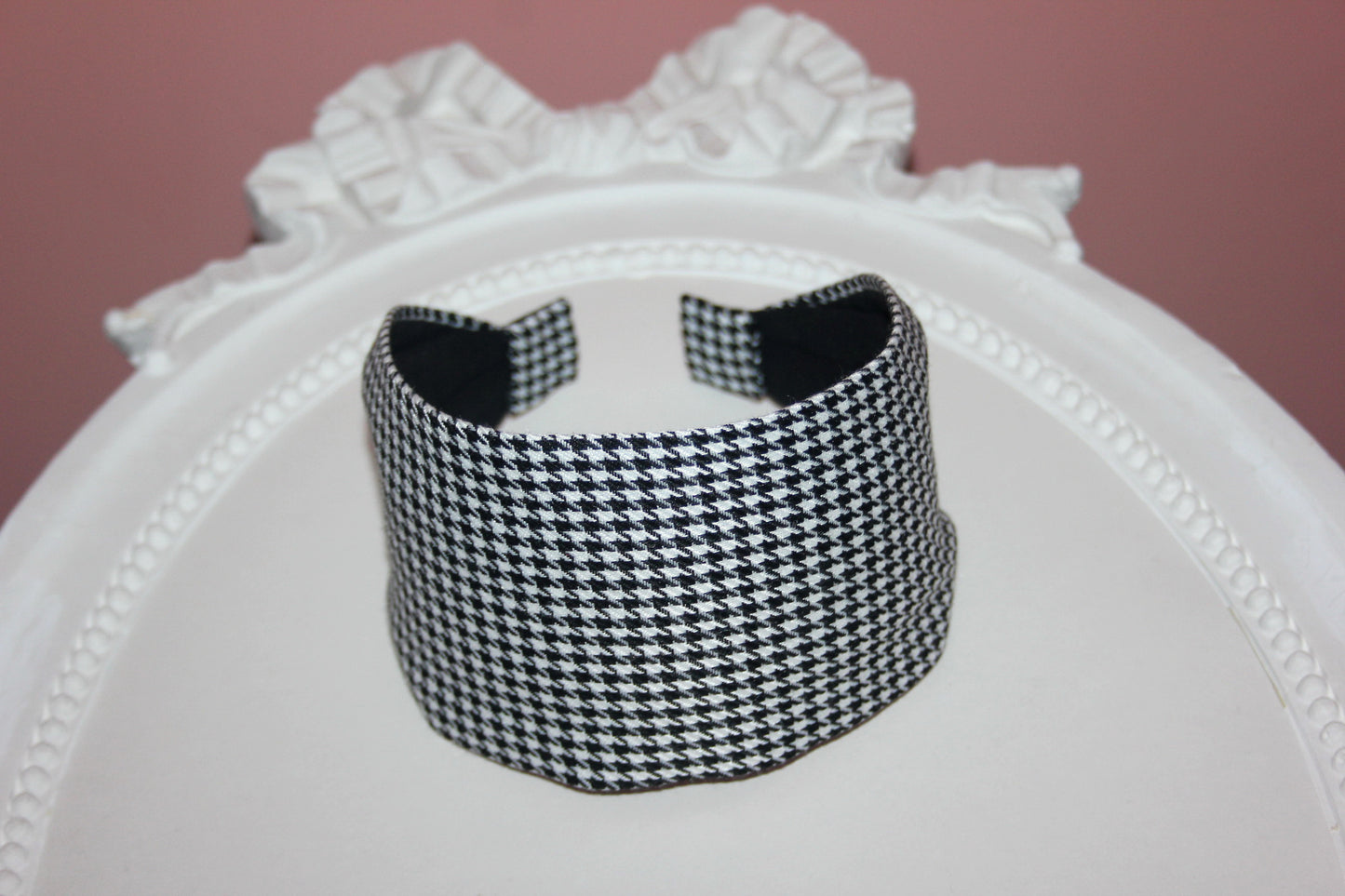 Houndstooth headband woman head accessories