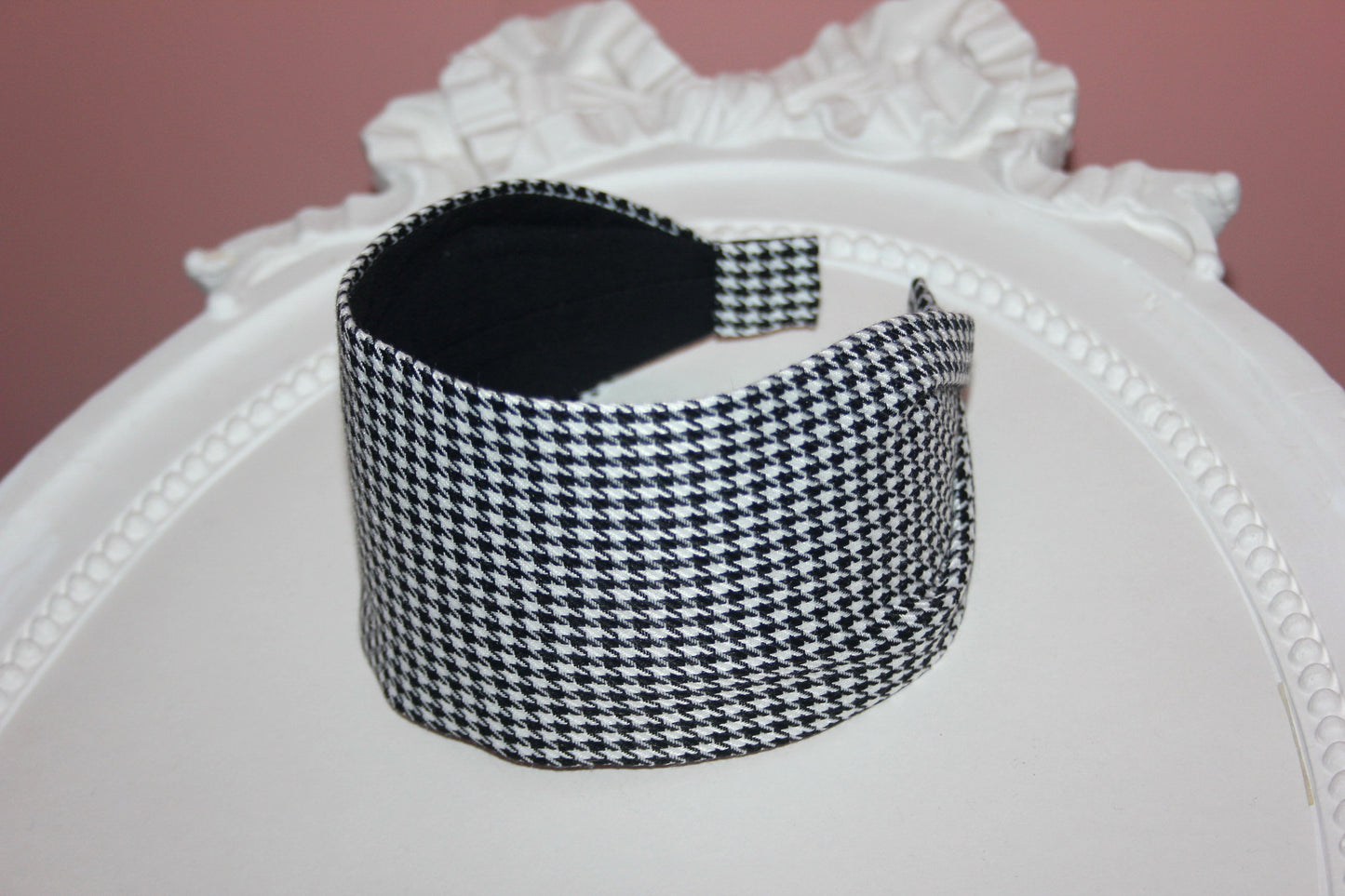 Houndstooth headband woman head accessories