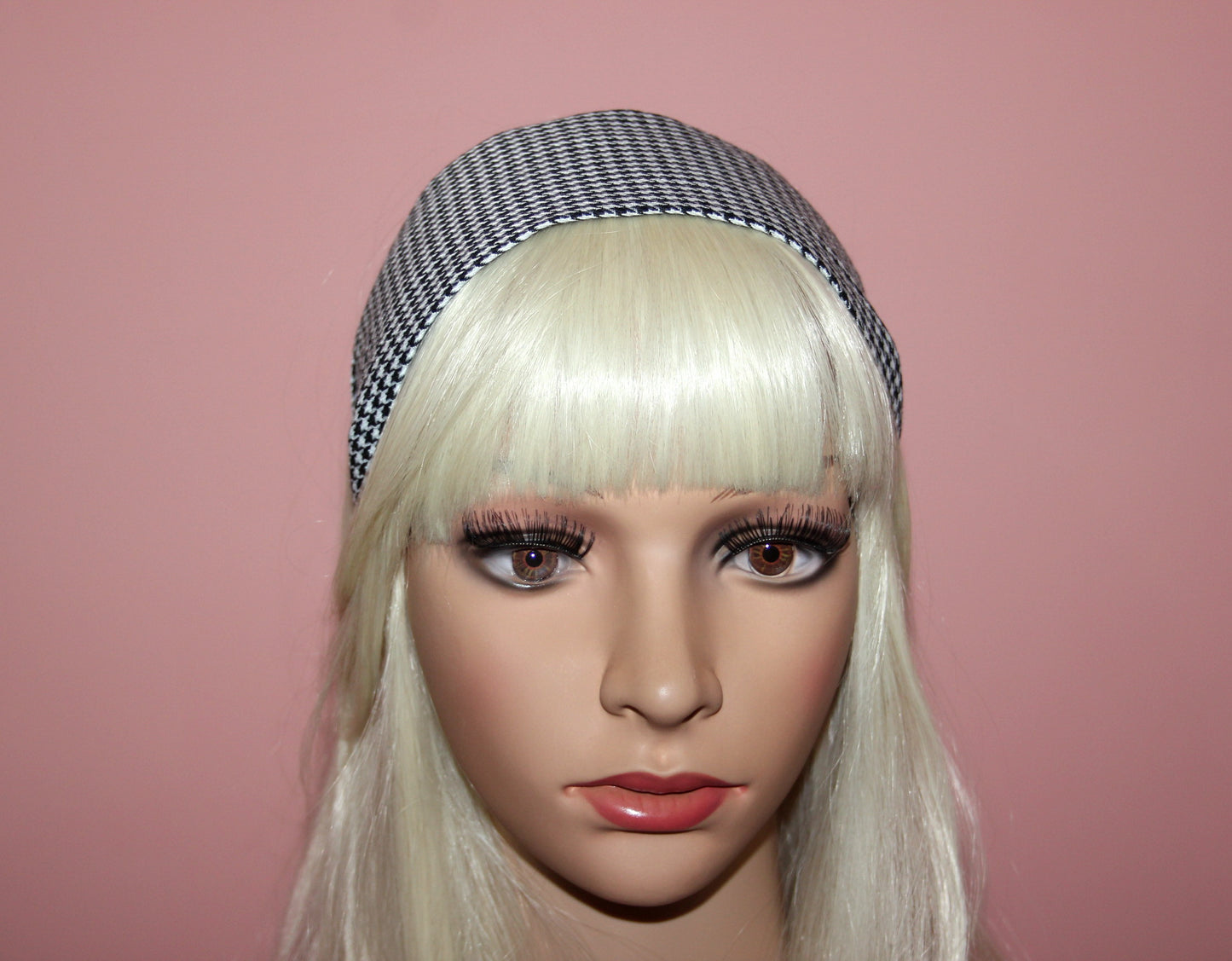 Houndstooth headband woman head accessories