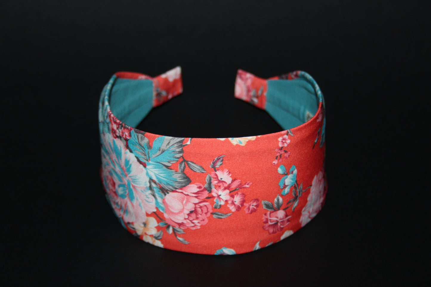 Coral & Blue headbands for women viscose fabric head scarf