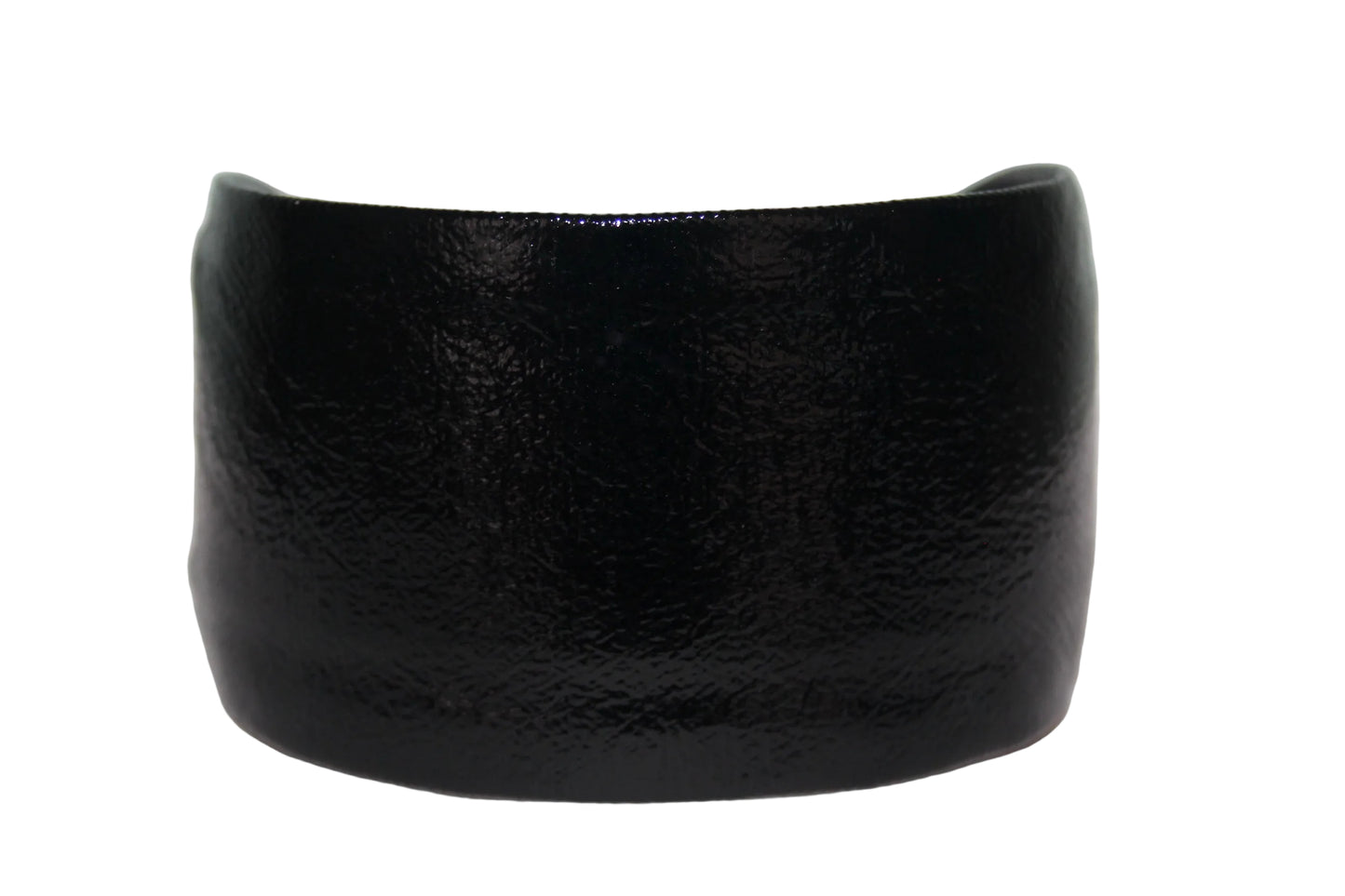 Patent leather headband Black hairband