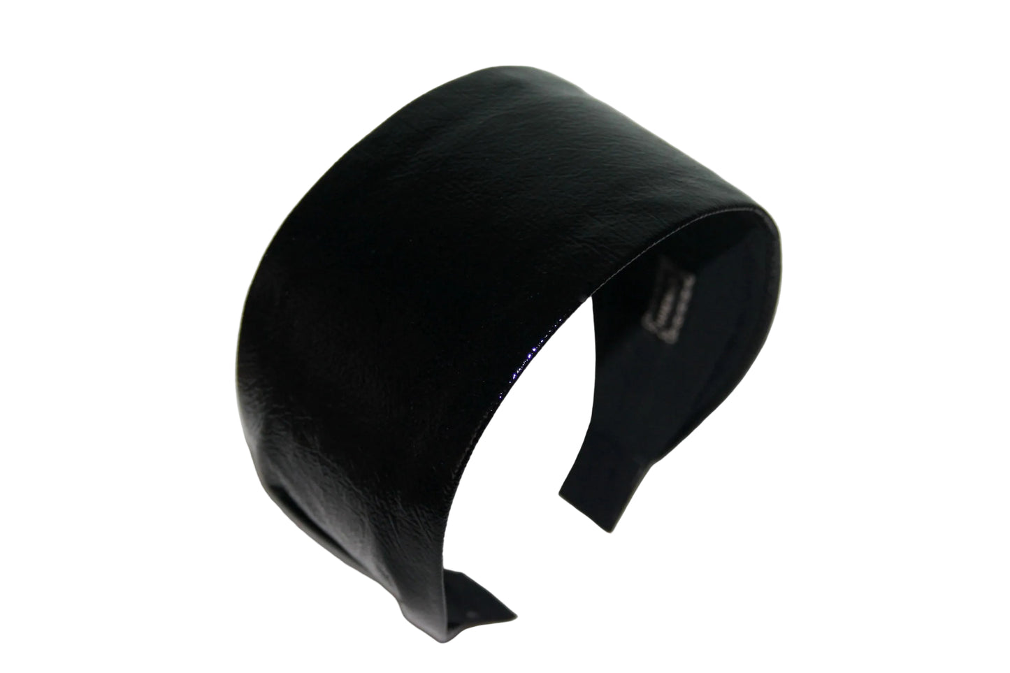 Patent leather headband Black hairband