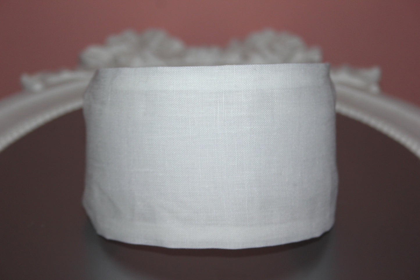 White linen headband women plain hairband