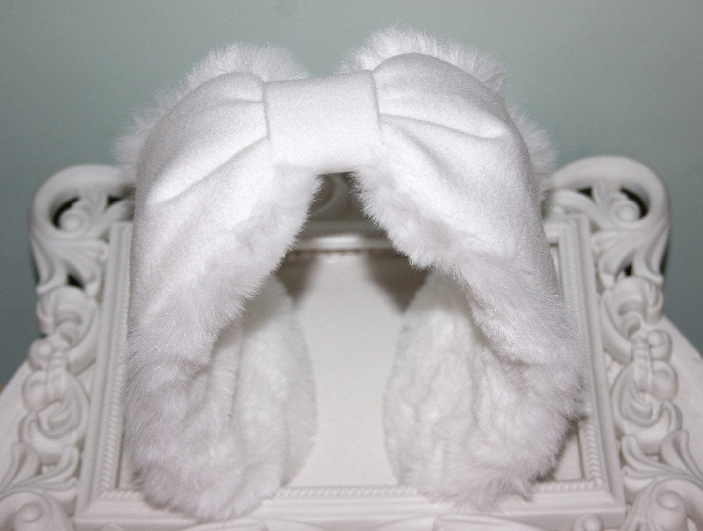 White earmuffs for women Comfy headband turban