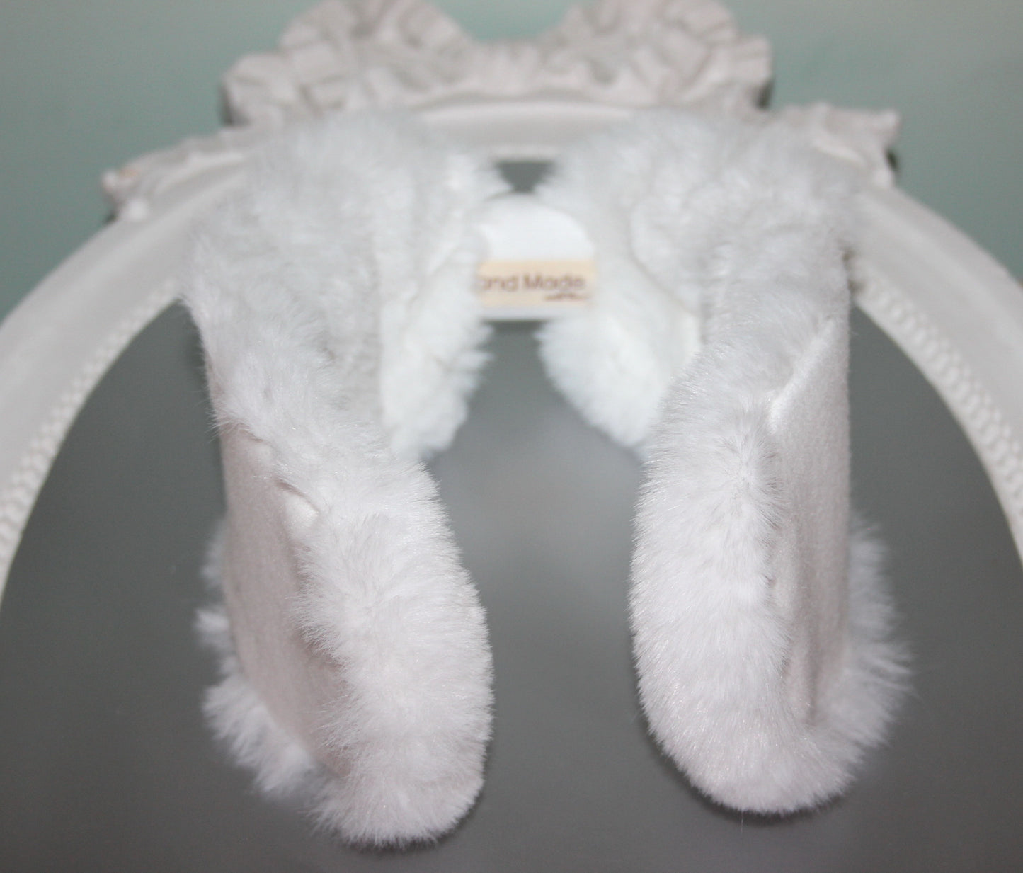 White earmuffs for women Comfy headband turban