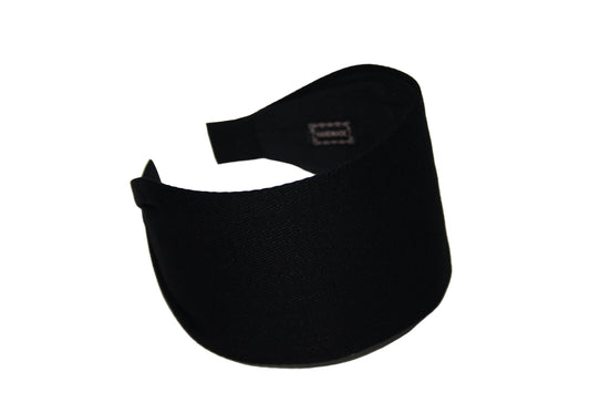 Black denim headband scarf Comfortable cotton hairband
