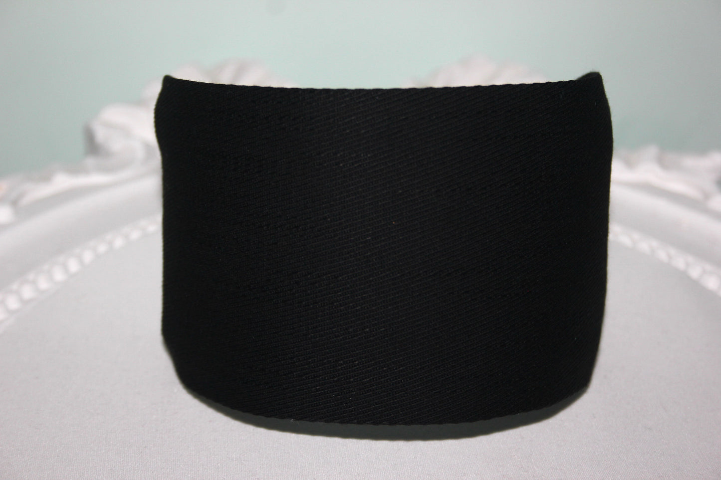 Black denim headband scarf Comfortable cotton hairband