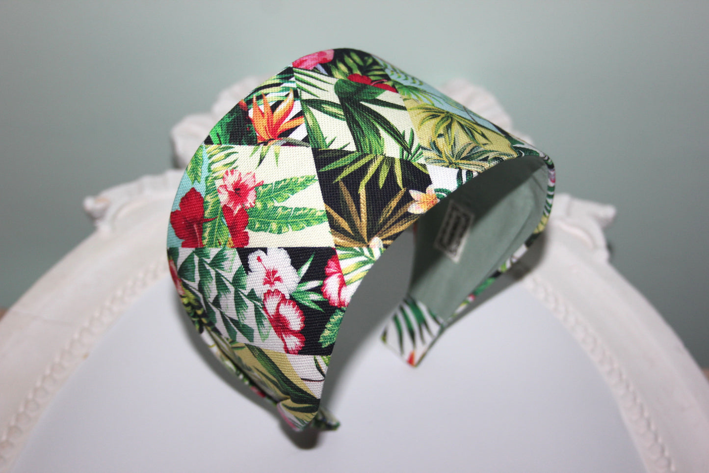 Hawaiian headband for women Tropical print headcover