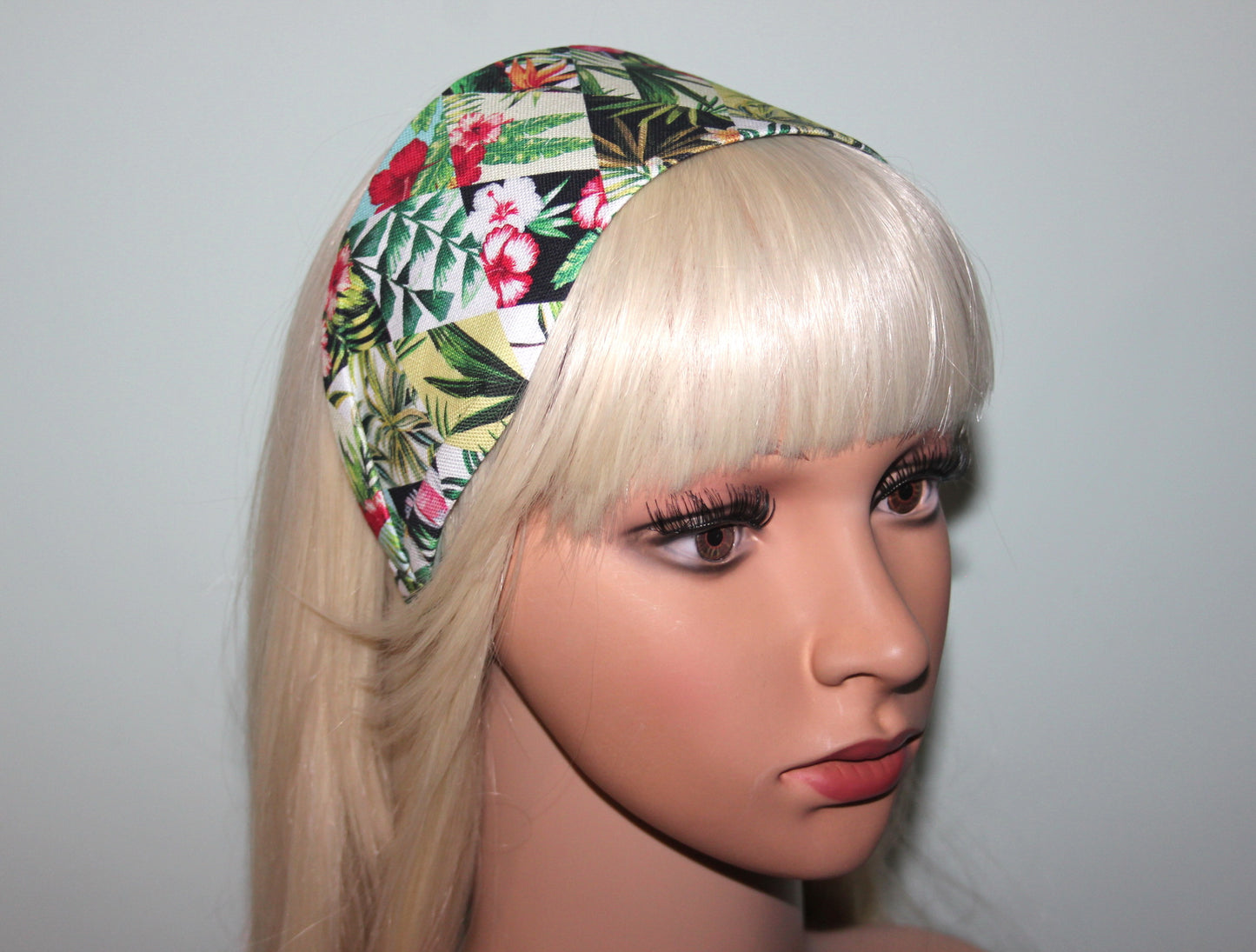 Hawaiian headband for women Tropical print headcover